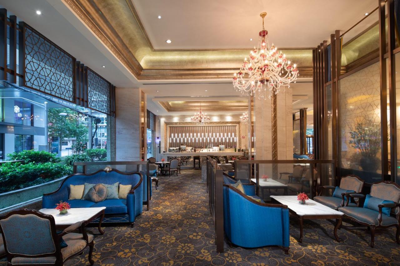 Crowne Plaza Shanghai Nanjing Road By Ihg Luaran gambar The Lounge at the hotel